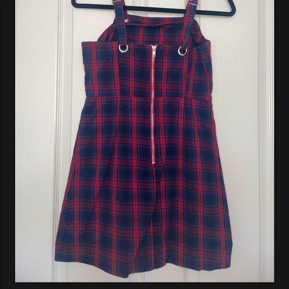 Plaid School Girl Clueless Dress Silver Hardware - Picture 2 of 2